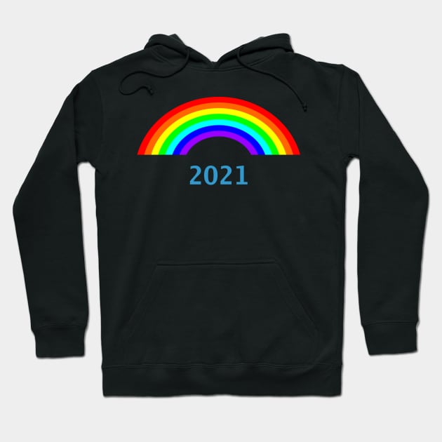 2021 Rainbow Hoodie by ellenhenryart